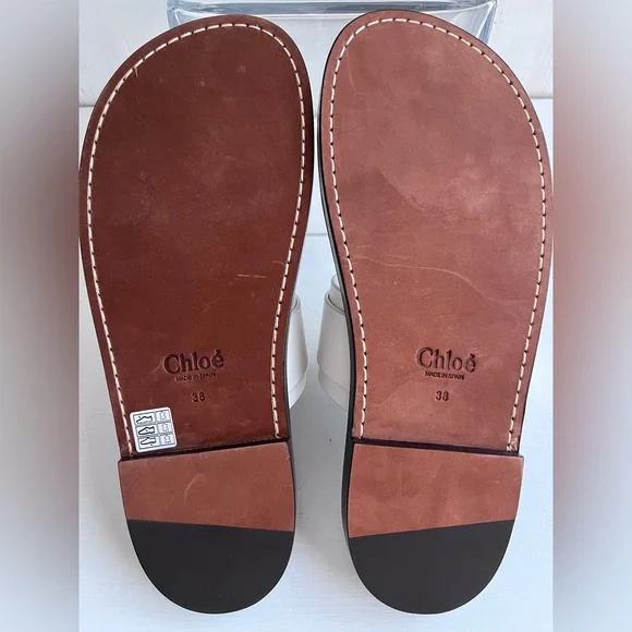 Chloé Rebecca Slide Sandal Size 38 - Picture 8 of 13